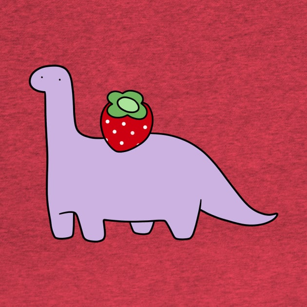 Strawberry Long Neck Dino by saradaboru